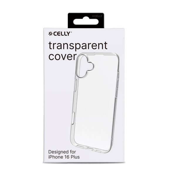 Celly iPhone 16 Plus Skal GELSKIN Transparent