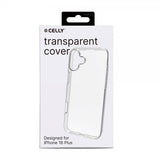 Celly iPhone 16 Plus Skal GELSKIN Transparent