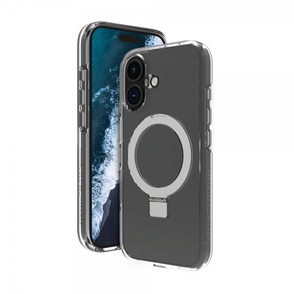 dbramante1928 iPhone 16 Plus Skal Iceland Ultra D3O MagSafe Kickstand Transparent