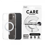 CARE by PanzerGlass iPhone 16 Plus Skal Kickstand MagSafe Silver