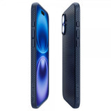 Spigen iPhone 16 Plus Skal Liquid Air Navy Blue