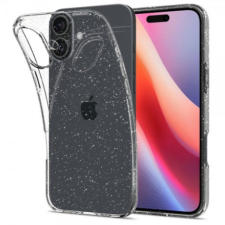 Spigen iPhone 16 Plus Skal Liquid Crystal Glitter Crystal Quartz