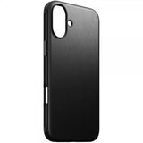 Nomad iPhone 16 Plus Skal Modern Leather Case Svart