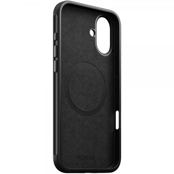 Nomad iPhone 16 Plus Skal Modern Leather Case Svart