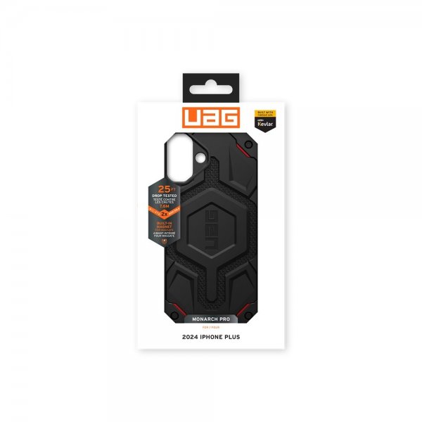Urban Armor Gear (UAG) iPhone 16 Plus Skal Monarch Pro Kevlar MagSafe Svart