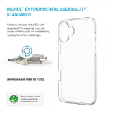 Fixed iPhone 16 Plus Skal ReStory Transparent
