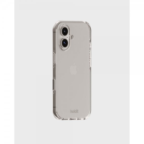 holdit iPhone 16 Plus Skal Seethru Vit