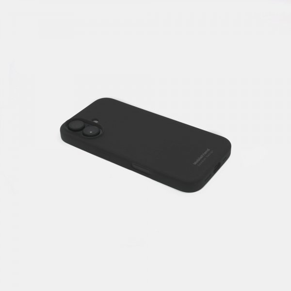 MobileFriend iPhone 16 Plus Skal Silikon Svart