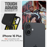 Spigen iPhone 16 Plus Skal Tough Armor MagFit Svart