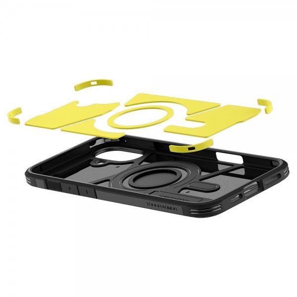 Spigen iPhone 16 Plus Skal Tough Armor MagFit Svart