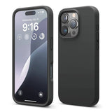 Rvelon iPhone 16 Pro Skal Silikon Svart