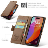 CaseMe iPhone 16 Pro Fodral 023 Series Brun