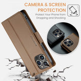 CaseMe iPhone 16 Pro Fodral 023 Series Brun