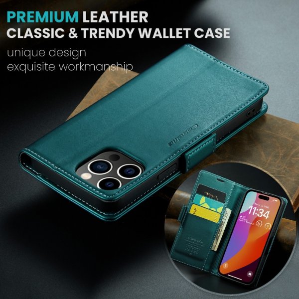 CaseMe iPhone 16 Pro Fodral 023 Series Grön