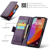 CaseMe iPhone 16 Pro Fodral 023 Series Lila