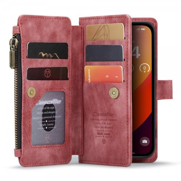 CaseMe iPhone 16 Pro Fodral C30 Series Röd