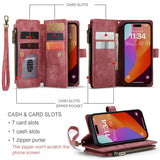 CaseMe iPhone 16 Pro Fodral C30 Series Röd