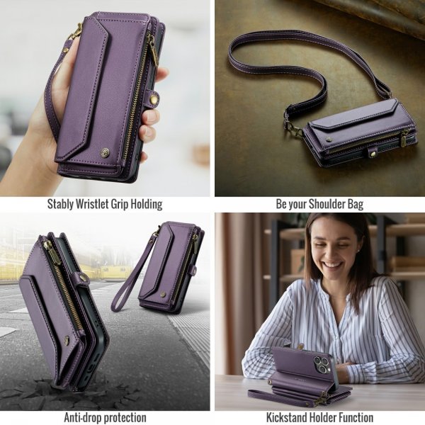 CaseMe iPhone 16 Pro Fodral C36 Series Lila