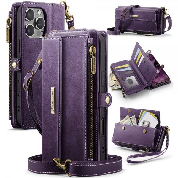CaseMe iPhone 16 Pro Fodral C39 Series Lila