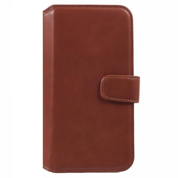Nordic Covers iPhone 16 Pro Fodral Essential Leather Maple Brown