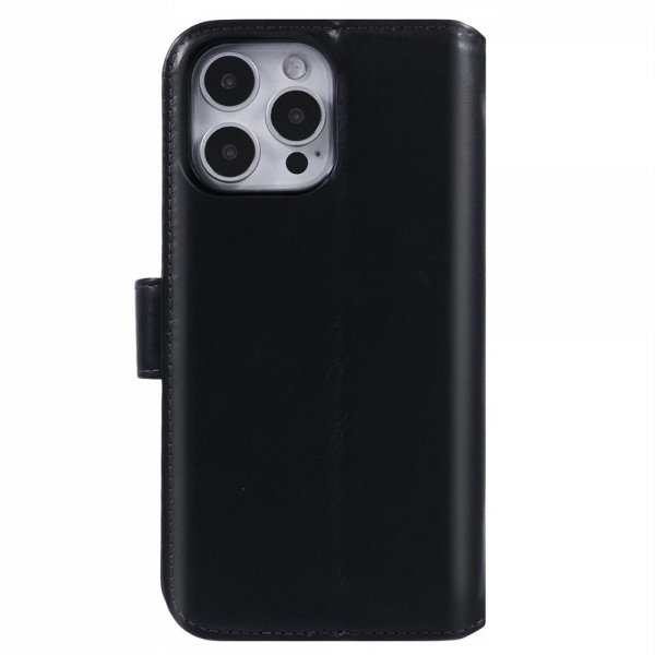 Nordic Covers iPhone 16 Pro Fodral MagLeather Raven Black