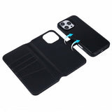 Nordic Covers iPhone 16 Pro Fodral MagLeather Raven Black