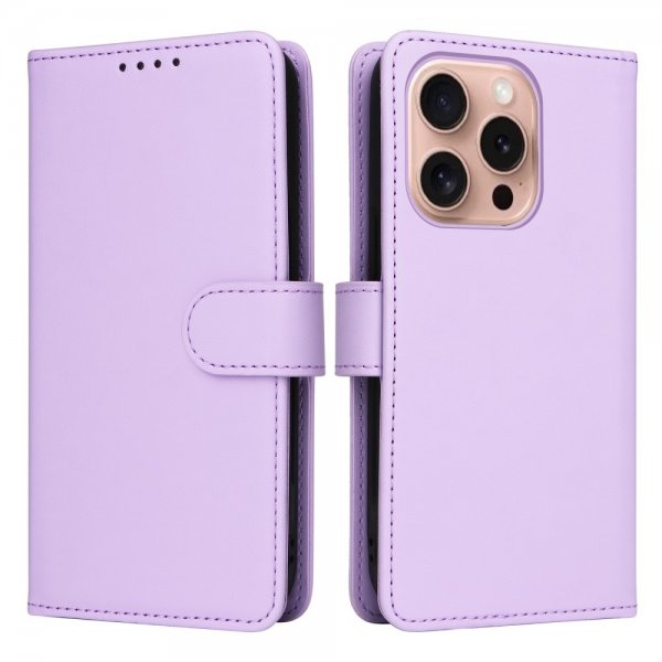 Betopnice iPhone 16 Pro Fodral med Löstagbart Skal 005 Lila
