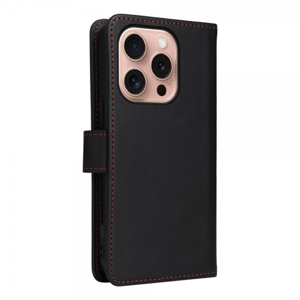 Betopnice iPhone 16 Pro Fodral med Löstagbart Skal 005 Svart