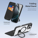 Dux Ducis iPhone 16 Pro Fodral Skin X Pro Series Kickstand MagSafe Svart