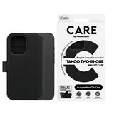 CARE by PanzerGlass iPhone 16 Pro Fodral Tango Two-in-One Wallet MagSafe Svart