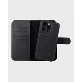 holdit iPhone 16 Pro Fodral Wallet Case Magnet Plus Svart