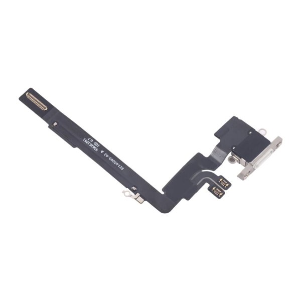 iPhone 16 Pro Laddningskontakt Flexkabel Original - Vit