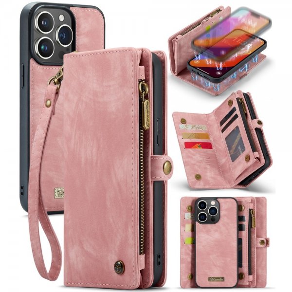 CaseMe iPhone 16 Pro Max Fodral 008 Series Löstagbart Skal Rosa