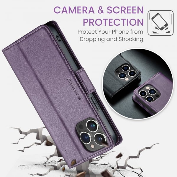 CaseMe iPhone 16 Pro Max Fodral 023 Series Lila