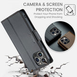 CaseMe iPhone 16 Pro Max Fodral 023 Series Svart