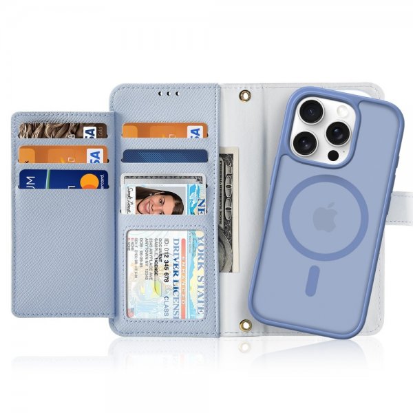 Dux Ducis iPhone 16 Pro Max Fodral 2-i-1 Lawa Series MagSafe Blå