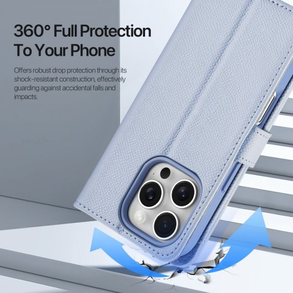 Dux Ducis iPhone 16 Pro Max Fodral 2-i-1 Lawa Series MagSafe Blå