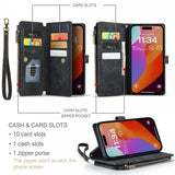 CaseMe iPhone 16 Pro Max Fodral C30 Series Svart