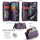 CaseMe iPhone 16 Pro Max Fodral C36 Series Lila