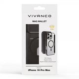 Vivanco iPhone 16 Pro Max Fodral Mag Wallet Svart