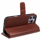 Nordic Covers iPhone 16 Pro Max Fodral Essential Leather Maple Brown