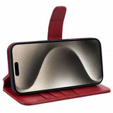 Nordic Covers iPhone 16 Pro Max Fodral Essential Leather Poppy Red