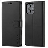Lc.Imeeke iPhone 16 Pro Max Fodral med Kortfack Stativfunktion Svart