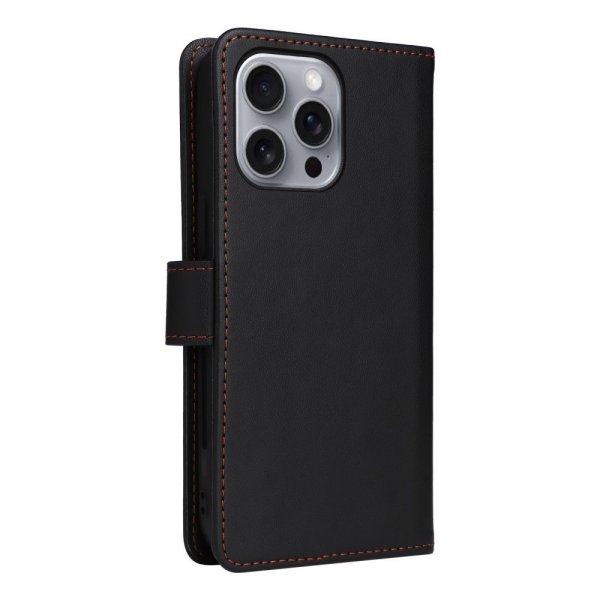 Betopnice iPhone 16 Pro Max Fodral med Löstagbart Skal 005 Svart