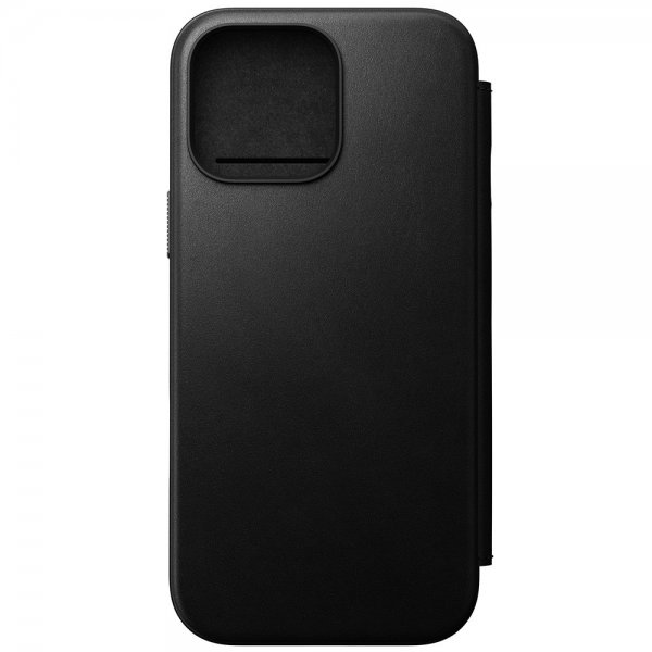 Nomad iPhone 16 Pro Max Fodral Modern Leather Folio Svart