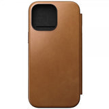 Nomad iPhone 16 Pro Max Fodral Modern Leather Folio English Tan