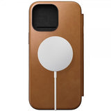 Nomad iPhone 16 Pro Max Fodral Modern Leather Folio English Tan