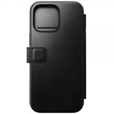 Nomad iPhone 16 Pro Max Fodral Modern Leather Folio Horween Svart