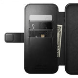 Nomad iPhone 16 Pro Max Fodral Modern Leather Folio Horween Svart