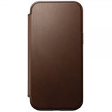Nomad iPhone 16 Pro Max Fodral Modern Leather Folio Brun